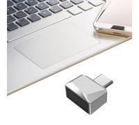 Lecteur d'empreintes digitales USB Fiorky | Lecteur de clé d'empreinte Digitale Scanner biométrique Anti-Usurpation Windows Hello U2F Clé de sécurité Portable 360° Touch pour Windows 11/10