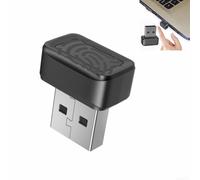 Lecteur d'empreintes digitales USB, lecteur d'empreintes digitales USB, jusqu'à 10 identifications, dongle biométrique PC, clé de sécurité à réglage rapide tactile à 360 °