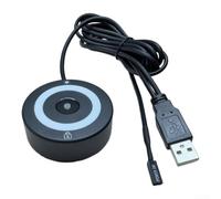 Lecteur d'empreintes digitales USB pour windows Hello - Scanner biométrique 360° rapide pour PC portable et bureau - Déverrouillage sécurisé mot de passe - Câble 1.5m