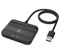 Lecteur D'ID Électronique Et De Carte Intelligente, Noir - AK-CR-14BK