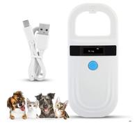 Lecteur D'identification d'animal de Compagnie, D'identification de Puce d'animal Rechargeable Lecteur Portable RFID EMID pour Anima