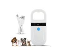 Lecteur d'identification pour animaux de compagnie, lecteur d'identification de puce animale rechargeable, lecteur EMID RFID portable pour