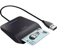 Lecteur DNI, Compatible avec Toutes Les Cartes DNI, Conforme FIPS 201, FIPS TAA et ISO 7816 Classe A, B, C, câble de 100 cm, USB