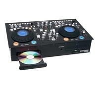 Lecteur double CD - Pronomic CDJ-500 - Platines Full-Station pour DJ, canaux CD, USB, lecteur SD et 2 canaux Line