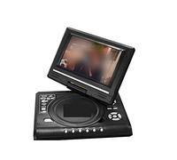 Lecteur DVD, 7.8 Pouces 16:9 écran Large 270 ° écran LCD Rotatif Maison Voiture TV Lecteur DVD Portable VCD MP3 visionneuse avec Fonction de Jeu