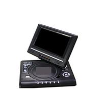Lecteur DVD 7,8 Pouces Lecteurs de disques CD Écran Rotation 270 degrés avec télécommande Portable Travel Theatre Cinema pour Voiture et Enfants(BlackEU Plug)