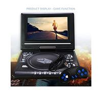 Lecteur DVD, 7.8 Pouces Portable HD TV Maison Voiture Lecteur DVD VCD CD MP3 Lecteur DVD Cartes USB RCA TV Portatil câble Jeu 16:9 Rotation LCD