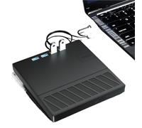 Lecteur DVD 7 en 1 USB 3.0 Type C avec Port SD/TF, Lecteur Multifonction for Ordinateur Portable et de Bureau Windows XP/7/8/10/11