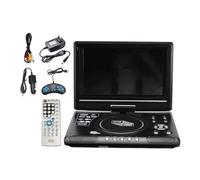 Lecteur DVD, 9,8 Pouces 16:9 écran Large 270 ° Rotatif écran LCD Maison Voiture TV Lecteur DVD Portable