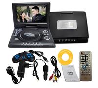 Lecteur DVD 9.8 pouces Portable Home Car VCD CD Game TV Player USB Ecran Rotatif 270° Télécommande Media Playe LECTEUR DVD PORTABLE