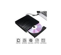 Lecteur dvd cd externe noir graveur de dvd usb 3. 0 type c double interface graveur dvd-rw rom, pour ordinateur portable hp windows