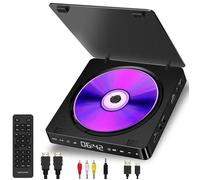 Lecteur DVD Compact HDMI 1080P avec USB, Compatible CD/DVD/VCD, Sortie AV, Télécommande