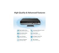 Lecteur DVD compatible avec les disques de toutes zones, câbles HDMI et RCA inclus pour home cinéma