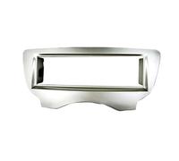 Lecteur DVD de Voiture Cadre Convient pour BYD F0 2008+ Cadre d'autoradio Auto Stéréo Garniture de tableau de bord Support de console centrale Panneau de façade 1 Din 182*53mm Auto Radio Cadre(Silver)