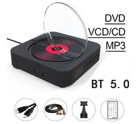 Lecteur DVD et CD HDMI avec haut-parleur intégré,Bluetooth 5.0,prise en charge de la connexion AV,budgétaire TV,musique - Type Black DVD Player