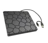 Lecteur DVD externe RW USB 3.0 Type C 2 en 1 pour ordinateur portable