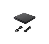 Lecteur DVD Externe USB 2.0 Portable CD DVD +/-RW ROM Player Ultra Slim Compatible avec Windows MAC OS Desktop, PC