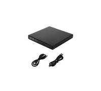 Lecteur DVD Externe USB 2.0 Portable CD DVD +/-RW ROM Player Ultra Slim Compatible avec Windows MAC OS Desktop, PC