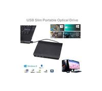 Lecteur DVD Externe USB 3.0 Lecteur DVD CD Externe Portable CD DVD +/-RW ROM Player Ultra Slim Compatib Windows 10/8/7/XP/Vista, Linux, Laptop, MAC