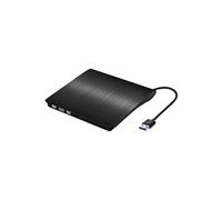 Lecteur DVD Externe USB 3.0 Portable CD DVD +/-RW ROM Player Ultra Slim Compatible avec Windows 10/8/7/XP/Vista, Linux, Laptop, MAC OS X, Apple,