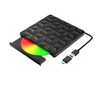 Lecteur DVD Externe USB 3.0 Type-c CD Lecteur de Disque Portable graveur for Ordinateur Portable Bureau pour Voiture et Enfants