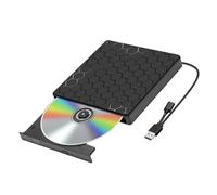 Lecteur DVD Externe USB CD DVD-ROM CD-ROM USB3.0/USB2.0/Type C Qualité d'image Claire Audio Stable(USB3.0 Type C-01)