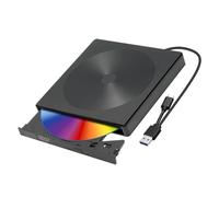 Lecteur DVD Externe USB CD DVD-ROM CD-ROM USB3.0/USB2.0/Type C Qualité d'image Claire Audio Stable(USB3.0 Type C-02)