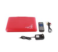 Lecteur DVD Full HD 1080p portable avec batterie rechargeable intégrée, large compatibilité, synchronisation TV, écran pivotant, support