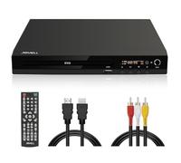 Lecteur DVD HD avec Péritel, Lecteurs DVD Multi-Régions Gratuits pour TV, Lecteur DVDs CD pour Système Stéréo Domestique avec Entrée USB, Sortie HDMI, Sortie RCA, Prise Micro, PAL NTSC Intégré