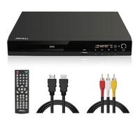 Lecteur Dvd Hd Multi-Région - Ports Péritel/Hdmi/Usb/Rca, Prise Micro, Compatible Pal/Ntsc