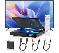 Lecteur Dvd Hdmi 1080P Multi-Région - Compact Pour Tv, Mémoire De Lecture, Ports Hdmi/Av/Usb, Compatible Pal/Ntsc