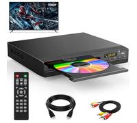 Lecteur DVD HDMI|Supporte 1080P USB CD |Lecteur DVD sans Région pour Téléviseur |avec Câble HDMI Câble RCA LECTEUR ENREGISTREUR DVD