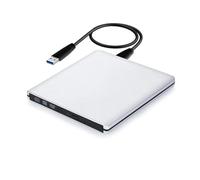 Lecteur DVD, Lecteur Blu-Ray Externe 4K Ultra Fin-Lecteur CD/DVD USB3.0 Graveur 3D