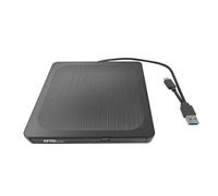 Lecteur DVD - Lecteur CD Externe Pour PC - Métal Brossé - USB 3.0 - Graveur CD/DVD±RW - Compatible avec Mac,Windows 11/10/8/7,Linux