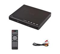 Lecteur DVD, Lecteur DVD Domestique DVD-225 CD multimédia numérique Sortie AV avec télécommande pour Smart TV et Camping-Car