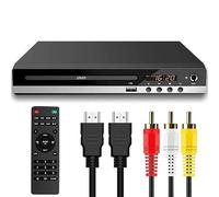 Lecteur DVD, Lecteur DVD Full HD Lecteurs CD/EVD/VCD Haute définition 1080P avec AV et Microphone de Sortie