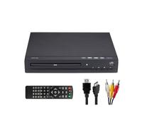 Lecteur DVD M238 HD 1080P avec Télécommande, Compatible USB, MP3, MP4, Lecteur DVD Domestique pour Projecteurs TV, Prise Européenne.