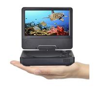 Lecteur DVD, Mini Lecteur CD DVD Portable de 9,5 Pouces, écran HD de 7 Pouces, Dispositif de Disque multimédia