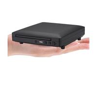 Lecteur DVD, Mini Lecteur DVD HD et câble RCA 1080p USB 2.0 intégré Lecteur CD Domestique