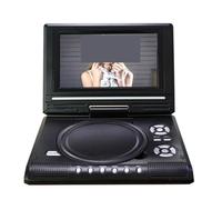 Lecteur DVD Mobile, 7.8 Pouces Portable HD TV Maison Lecteur DVD Automatique Vcd CD MP3 USB SD Carte câble Jeu 16:9 Haute résolution