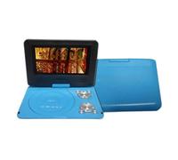 Lecteur DVD Mobile, Lecteur DVD Portable HD for téléviseur 7,8 Pouces, Lecteur CD, Jeux, écran Rotatif à 180° Haute résolution(Blue 3)