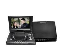 Lecteur DVD Mobile, Mini Lecteur DVD 7,8 Pouces, TV numérique Intelligente, de disques CD EVD, télécommande, Portable, écran Rotatif à 270° Haute résolution