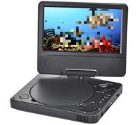 Lecteur DVD Mobile, Mini Voiture Portable 9.5 Pouces, Bluetooth HD 1080P, Machine vidéo Mobile, Carte DVD TF, Lecteur USB, MP3 MP4, E-Book, Films musicaux Haute résolution
