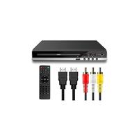Lecteur DVD multizone avec lecture CD, câbles HDMI et RCA pour TV et audio