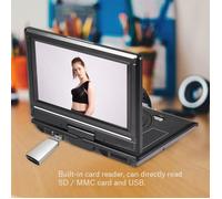 Lecteur DVD - Non spécifié - 9' HD LCD - Rotation 270° - Fonction TV - USB intégré