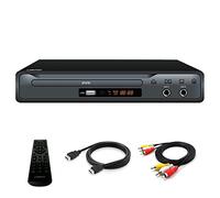 Lecteur DVD Peritel pour Télévision, LONPOO Lecteur CD avec Sortie HDMI et AV (Câble HDMI et AV Inclus), Port Peritel, Port Mic, Entrée USB (DVD Player)