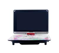 Lecteur DVD, Plein Format Multifonction Portable Home Lecteur DVD TV Support USB Port Carte SD Lecture Et Pivotant HD Écran Tactile