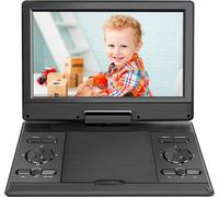 Lecteur DVD Portable 14,9'' avec écran HD 12,1'', Batterie Rechargeable, Prise en Charge du Transfert USB/SD/AV, synchronisation écran TV/projecteur, Noir,