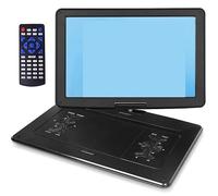 Lecteur DVD Portable 17,9 Pouces avec Lecteur CD Grand écran HD Anglais 15,6 Pouces,Lecteur DVD TV
