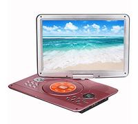 Lecteur DVD Portable 22", écran LED HD pour La Maison TV DVD Mobile Double Haut-parleurs Intégrés Longue Durée De Vie Lecteur DVD Compatible avec Les Cartes USB Et SD(Color:Or)